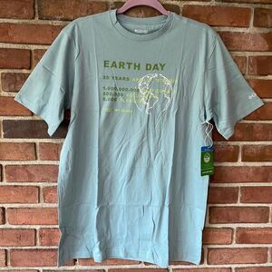 Columbia Earth Day 2020 50 Years Tee Aqua Large